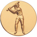 1" Stamped Medallion Insert (Female Softball)